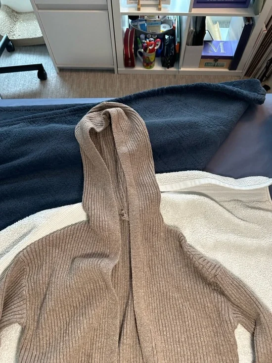 HALARA Hooded Long Sleeve Longline Cardigan w/ Pockets - Picture 9 of 11